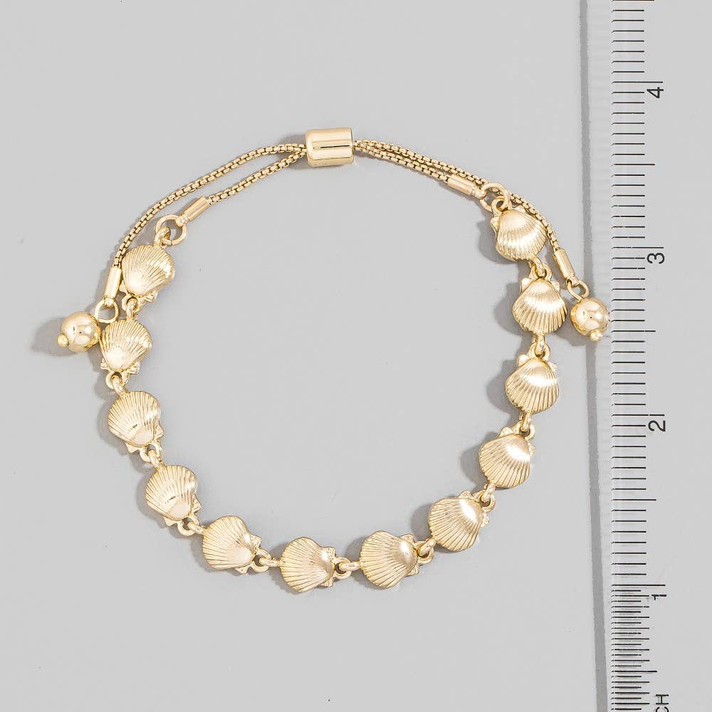 Sea Shell Link Chain Bracelet