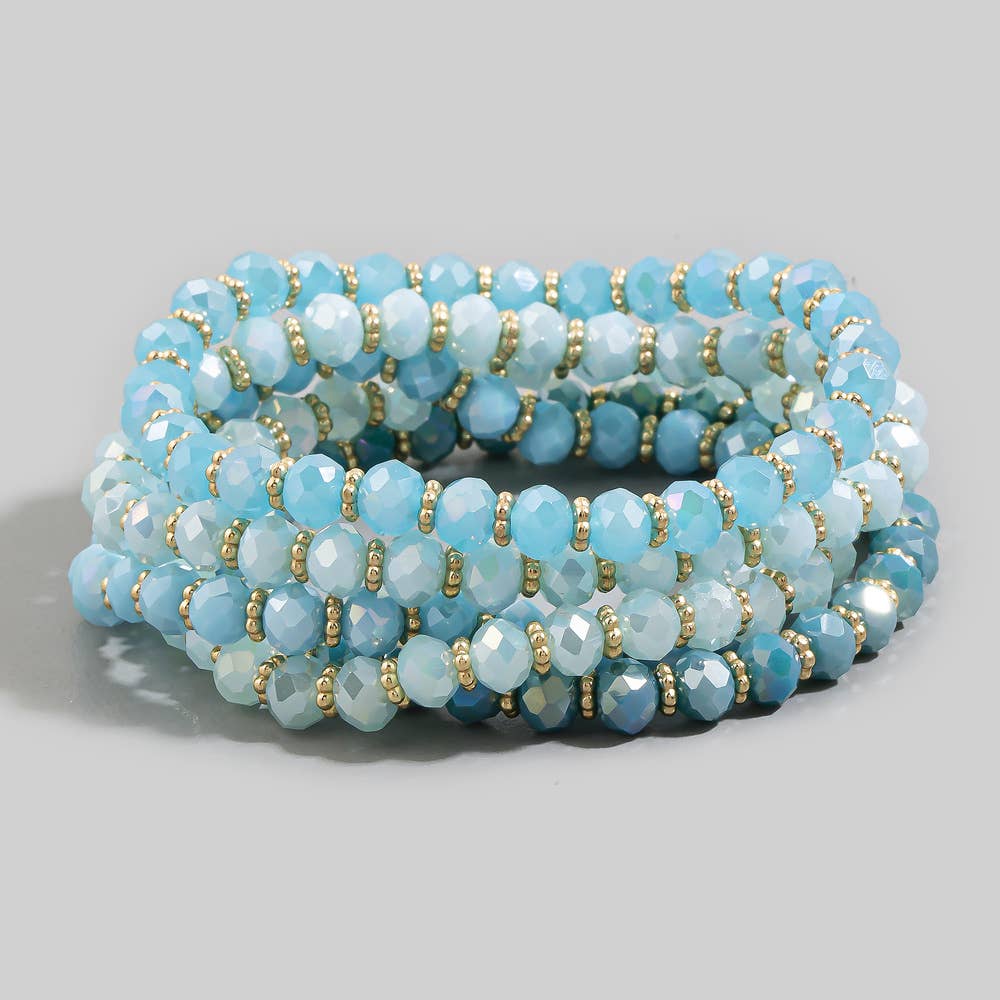 Glass Bead Bracelet Set