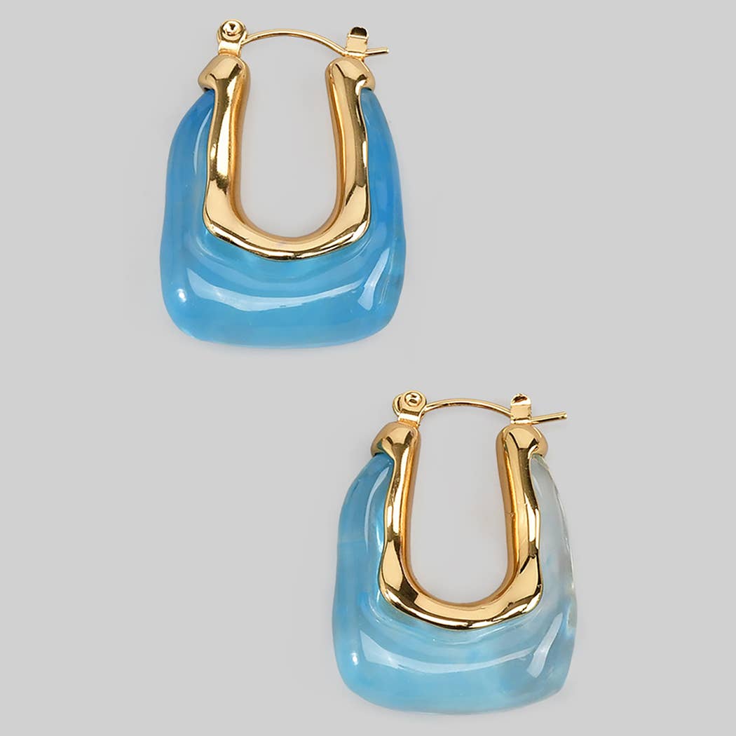 Resin Blue Hoop