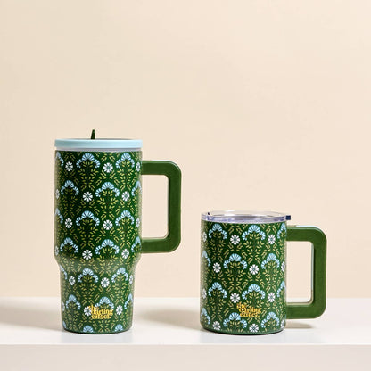 14 oz Insulated Mug–Green