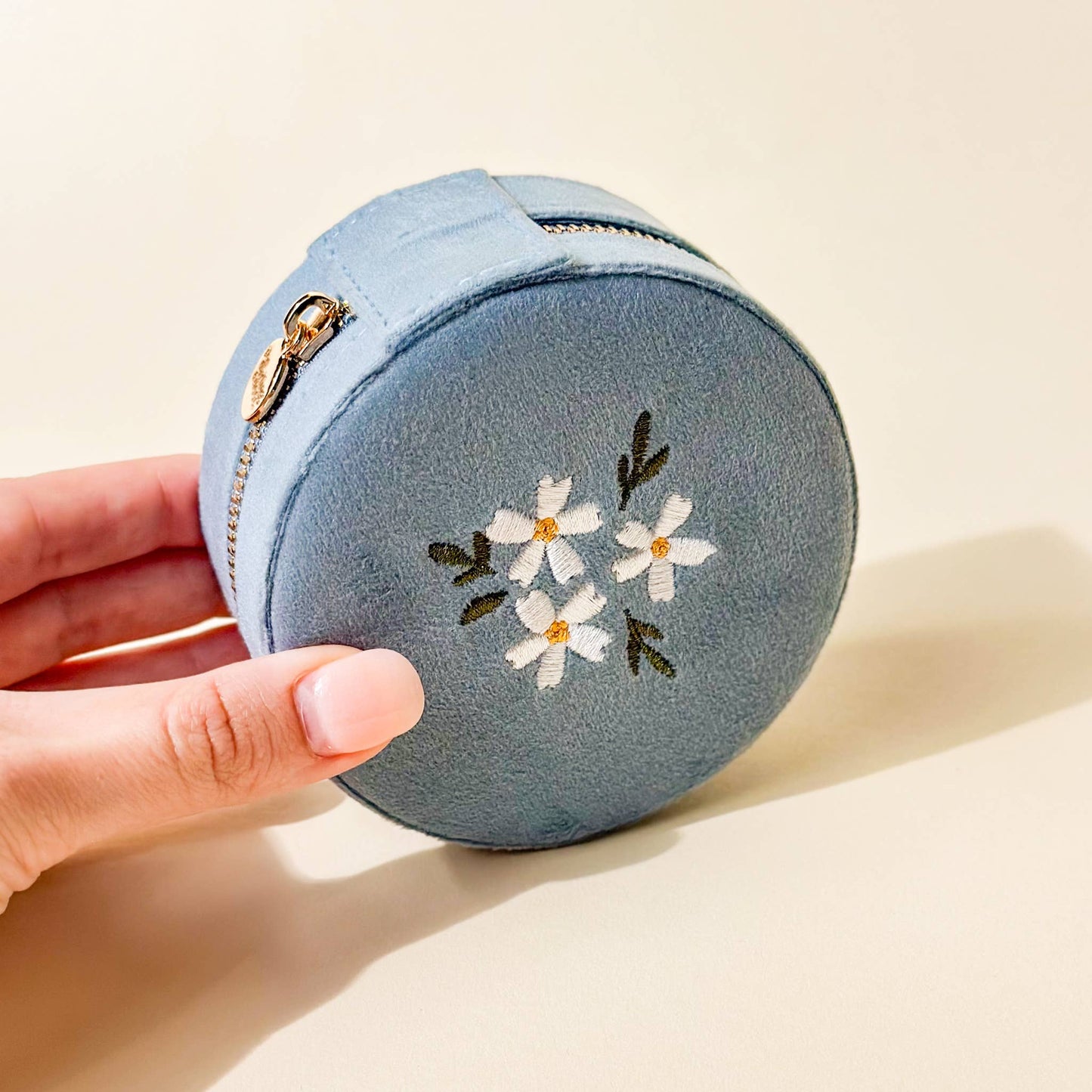 Misty Blue Jewelry Case