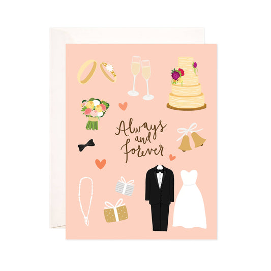 Just Married Greeting Card