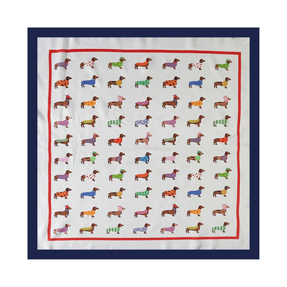 Dachshund Print Bandana Scarf