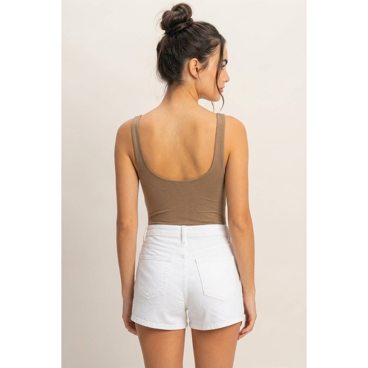 Scoop Neck Tank Bodysuit