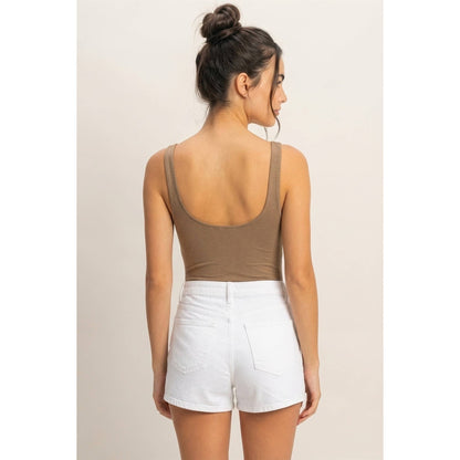 Scoop Neck Tank Bodysuit