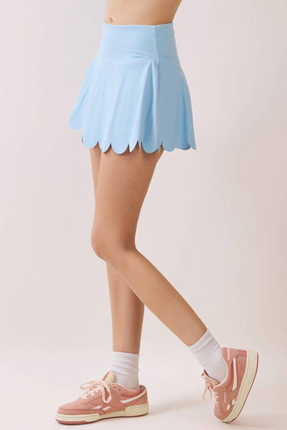 Talia Scalloped Short