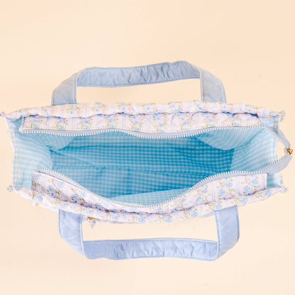 The Everyday Quilted Tote Bag-Petal