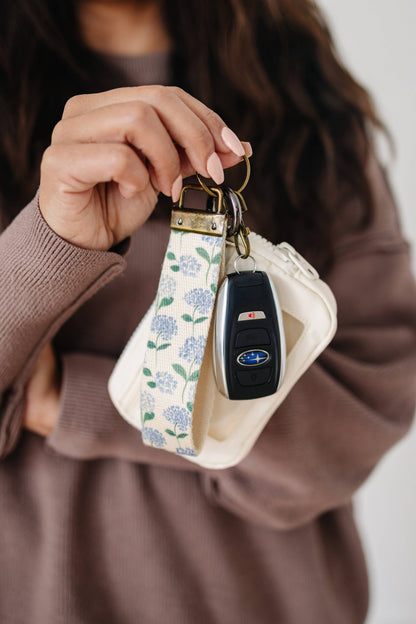 Canvas Wristlet Keychain