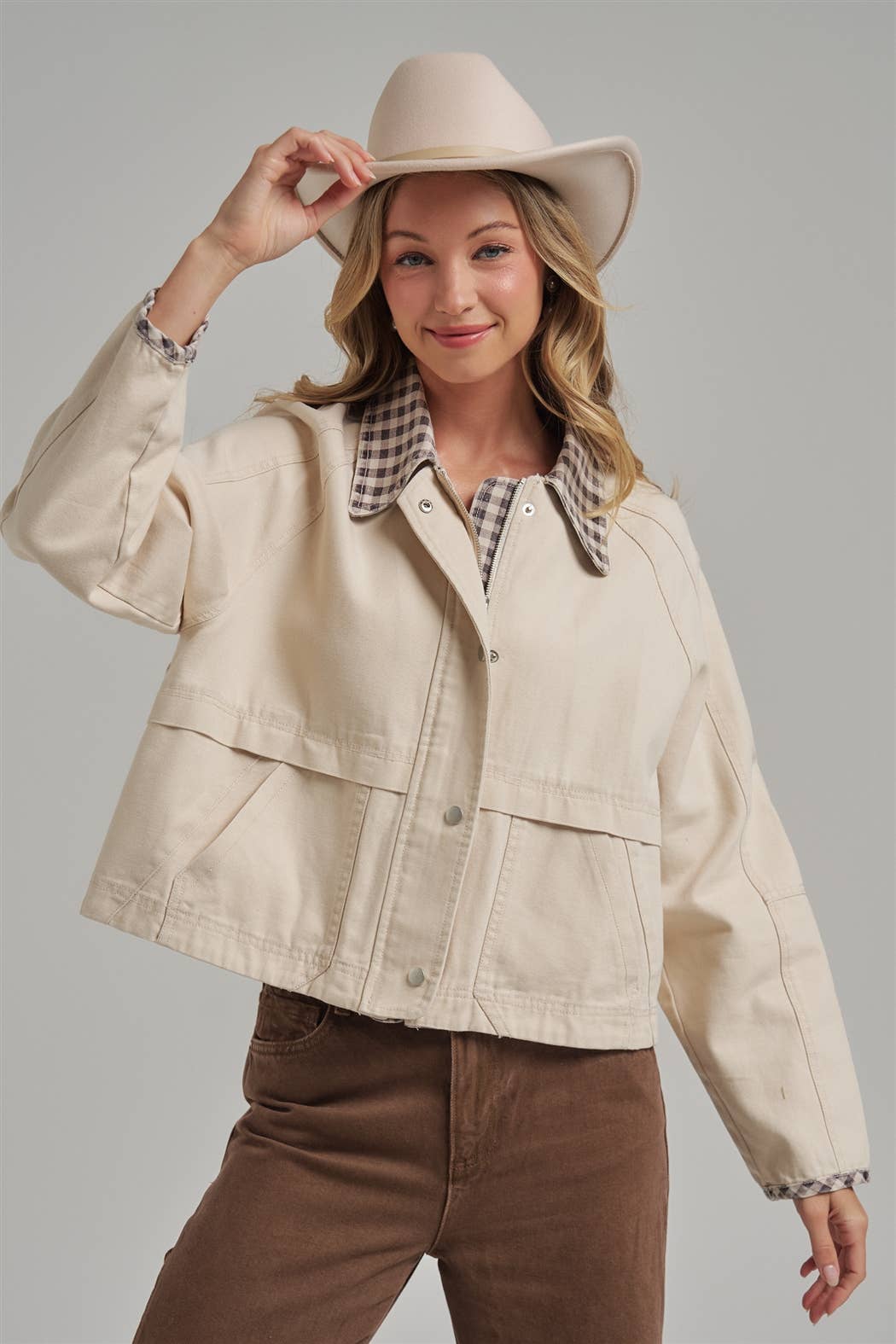 Victoria Gingham Jacket