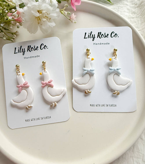 Preppy Geese Earrings