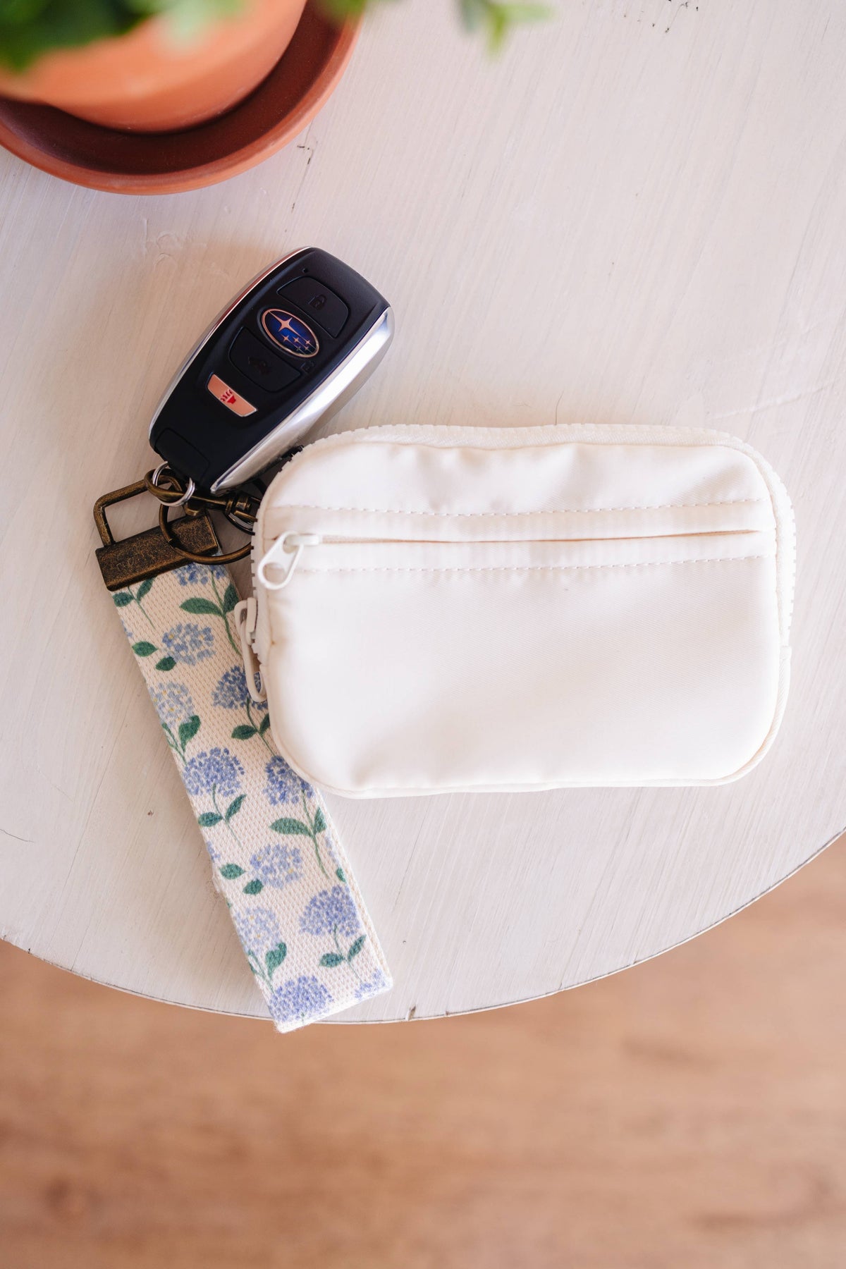 Canvas Wristlet Keychain