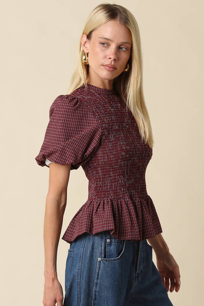 Maggie Peplum Top