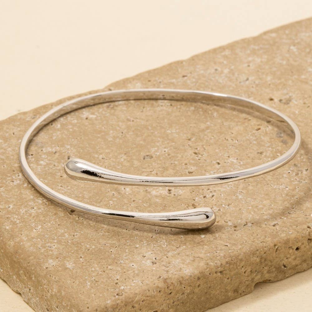 Minimalist Gold Dipped Bangle Wrap Bracelet