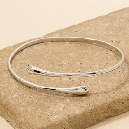 Minimalist Gold Dipped Bangle Wrap Bracelet