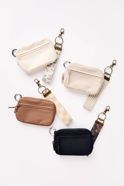 Canvas Wristlet Keychain