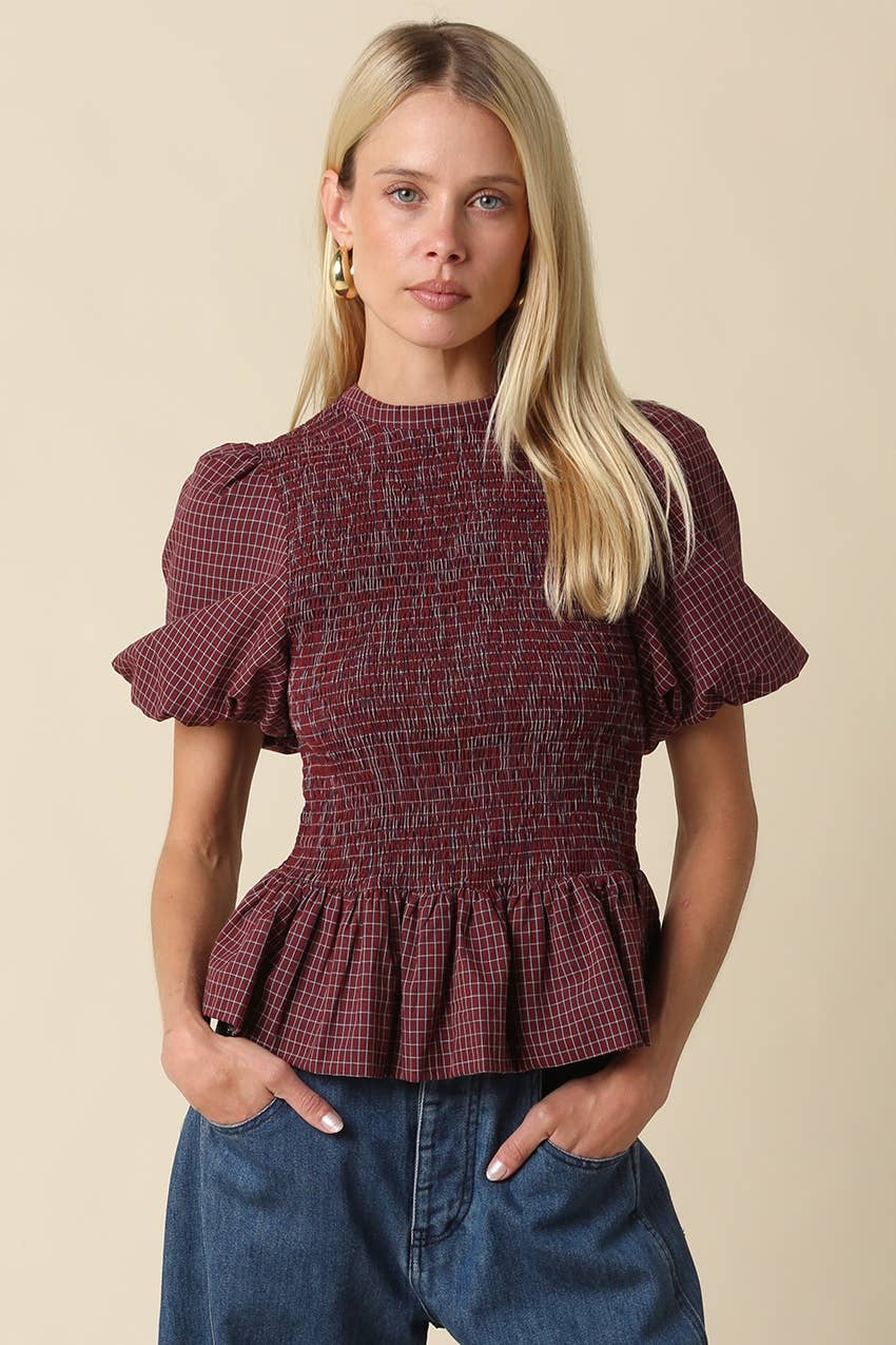 Maggie Peplum Top