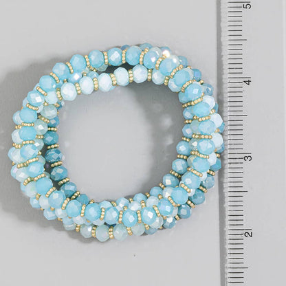 Glass Bead Bracelet Set