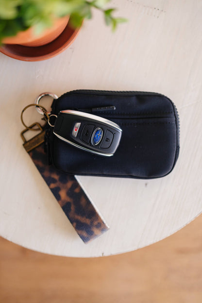 Canvas Wristlet Keychain