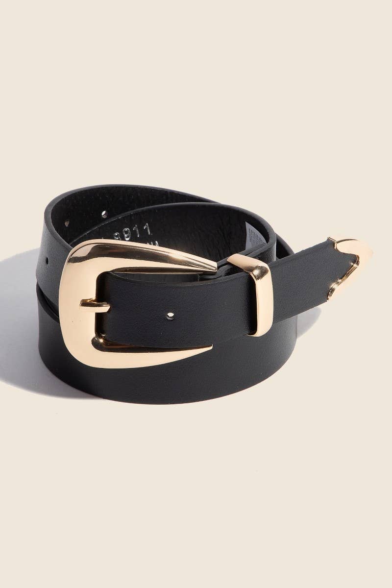 Black Vegan Belt