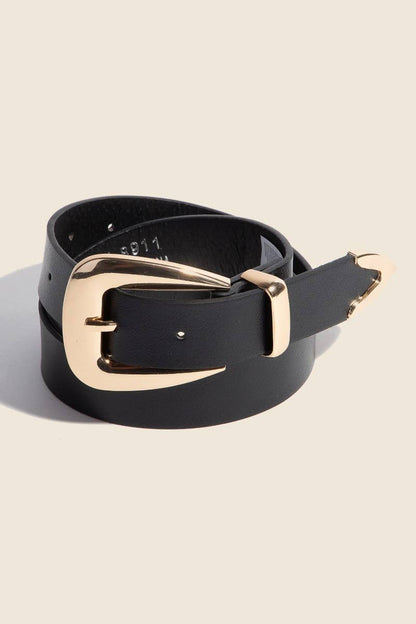 Black Vegan Belt