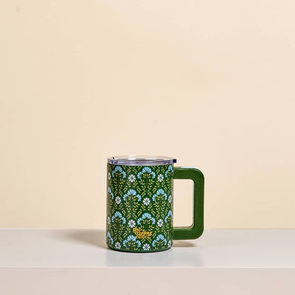 14 oz Insulated Mug–Green