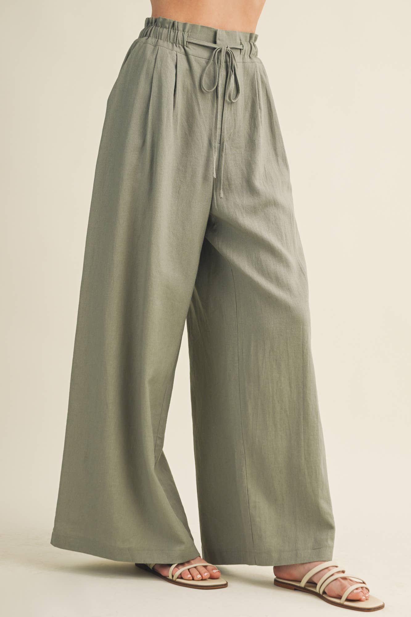 Cinched Waist Pants