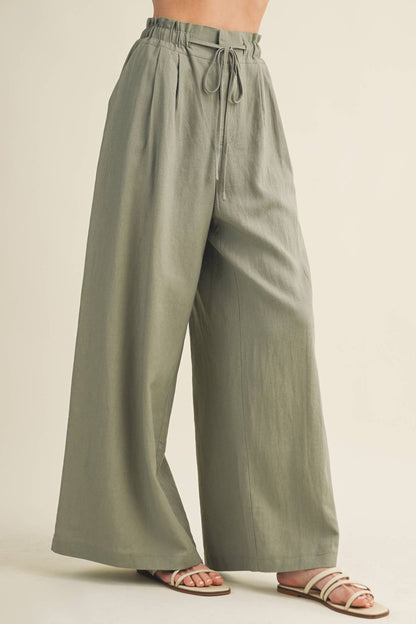 Cinched Waist Pants