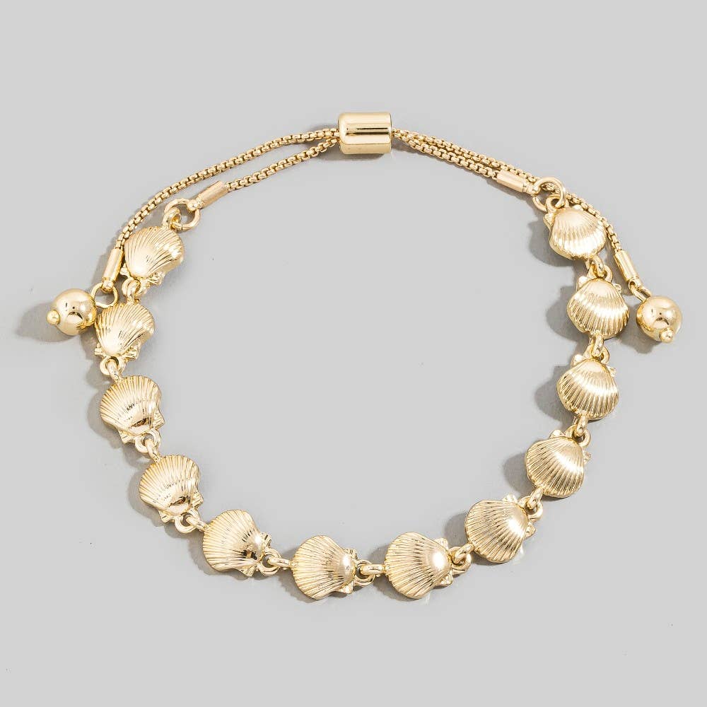Sea Shell Link Chain Bracelet
