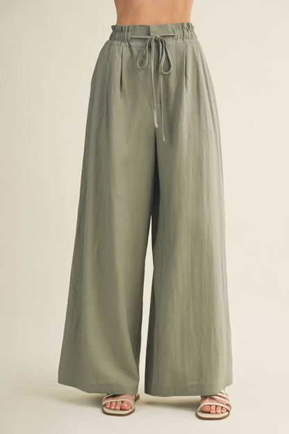 Cinched Waist Pants