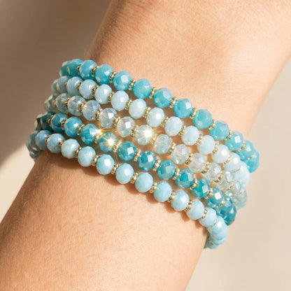 Glass Bead Bracelet Set