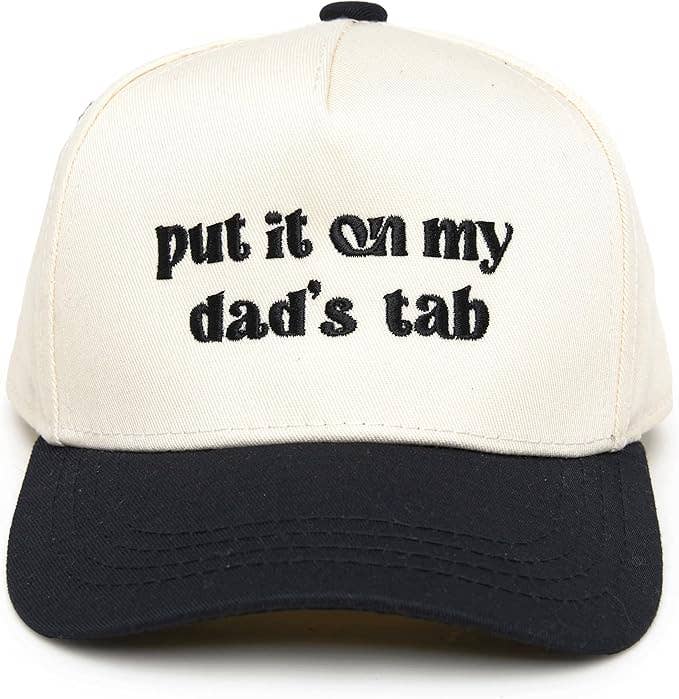 Kids Cap: Put It on My Dad's Tab