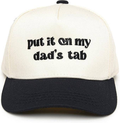 Kids Cap: Put It on My Dad's Tab