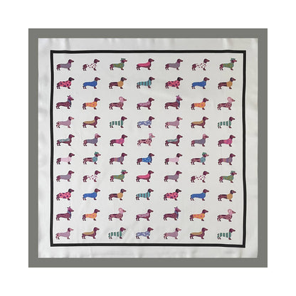 Dachshund Print Bandana Scarf