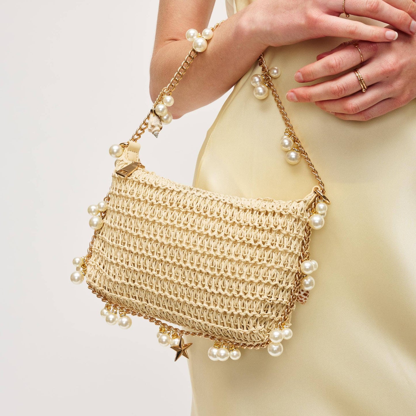StephSeashell Straw Bag