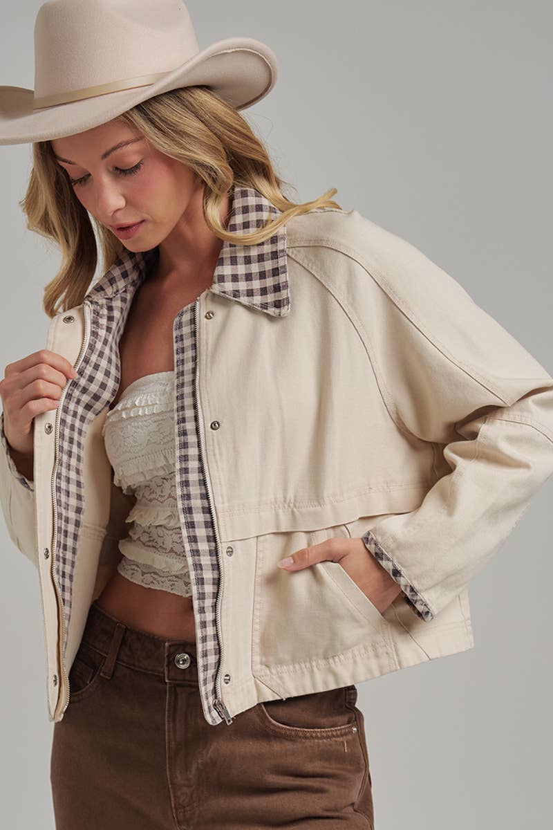 Victoria Gingham Jacket