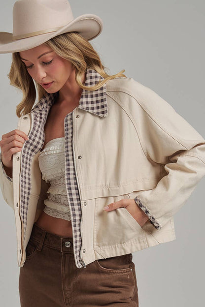 Victoria Gingham Jacket