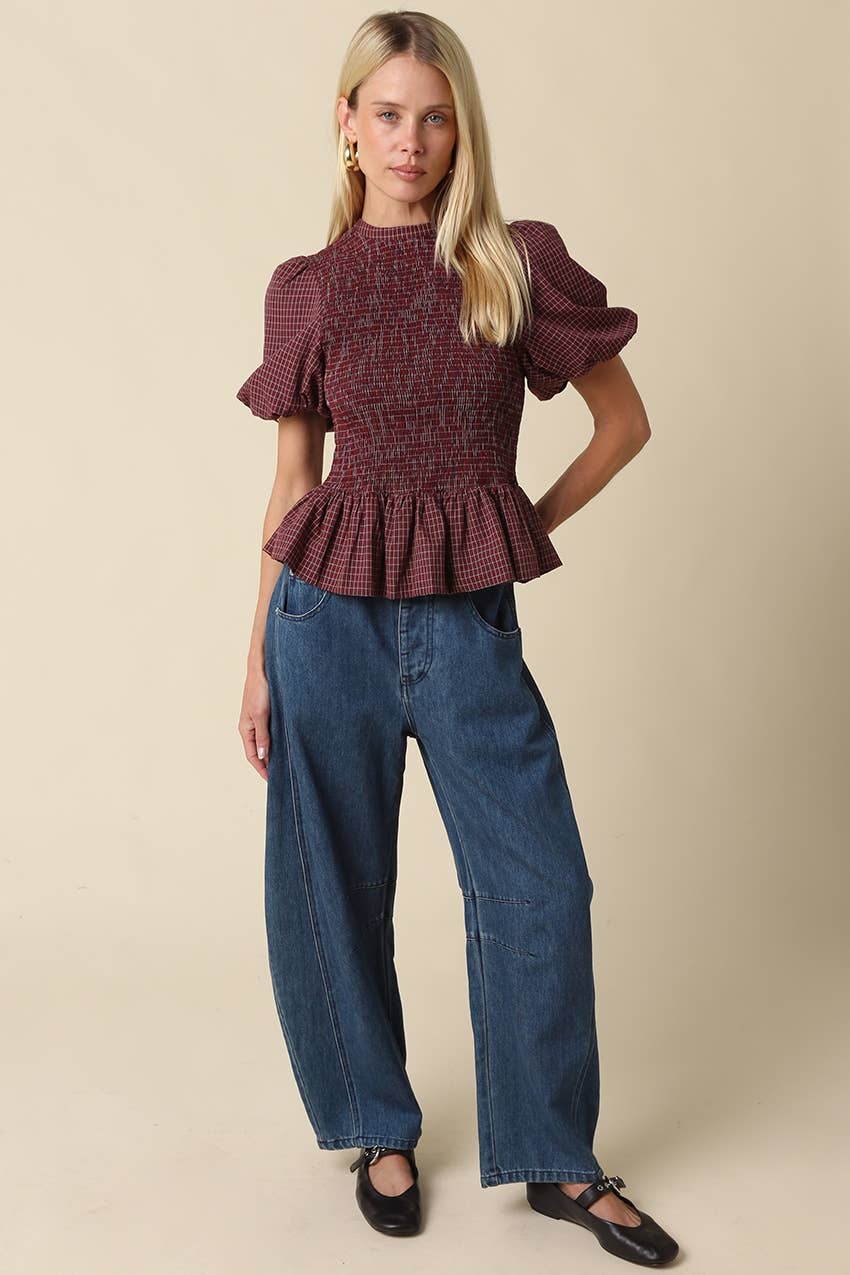 Maggie Peplum Top