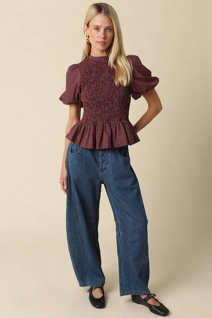 Maggie Peplum Top