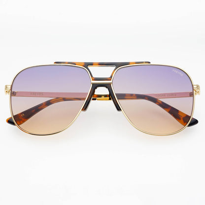 Logan Acetate Aviator Mens Sunglasses