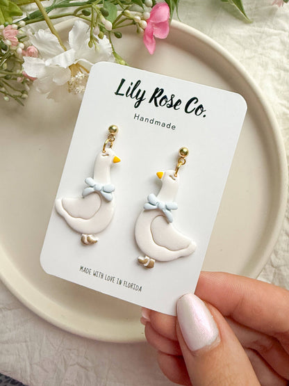 Preppy Geese Earrings
