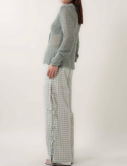 Bow Side Split Pant