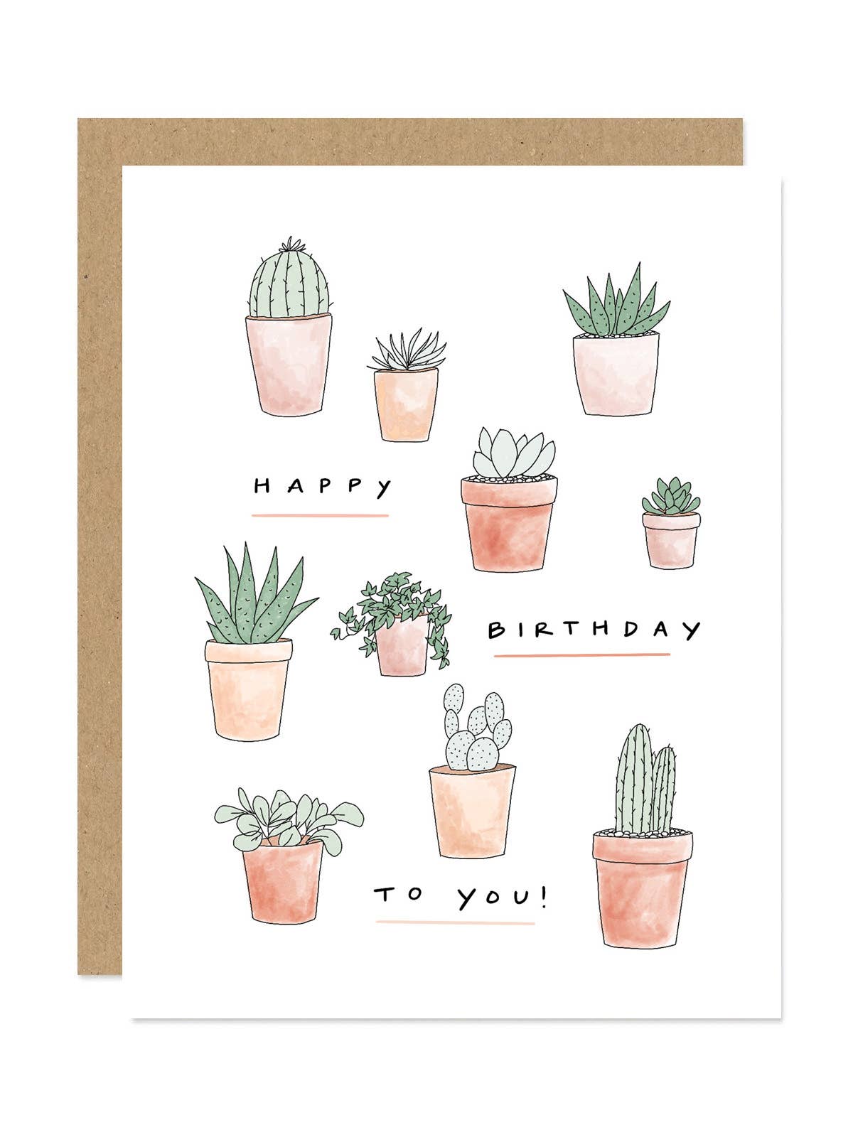 Succulent Happy Birthday