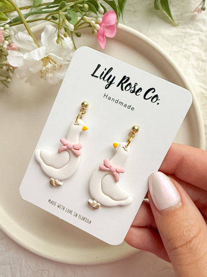 Preppy Geese Earrings