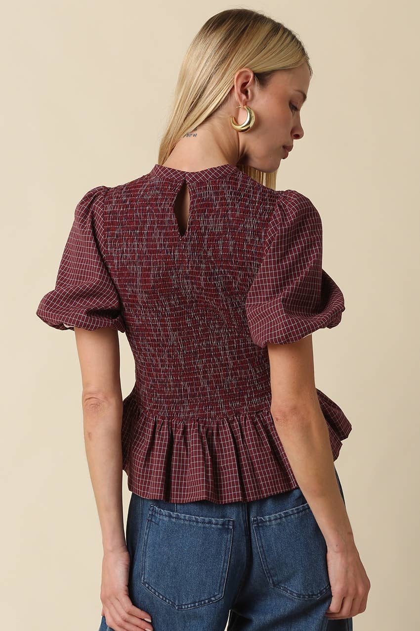 Maggie Peplum Top