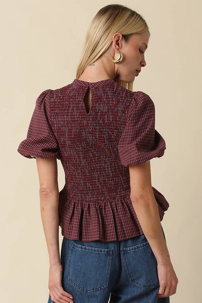 Maggie Peplum Top