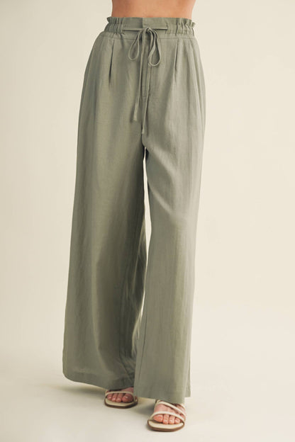 Cinched Waist Pants