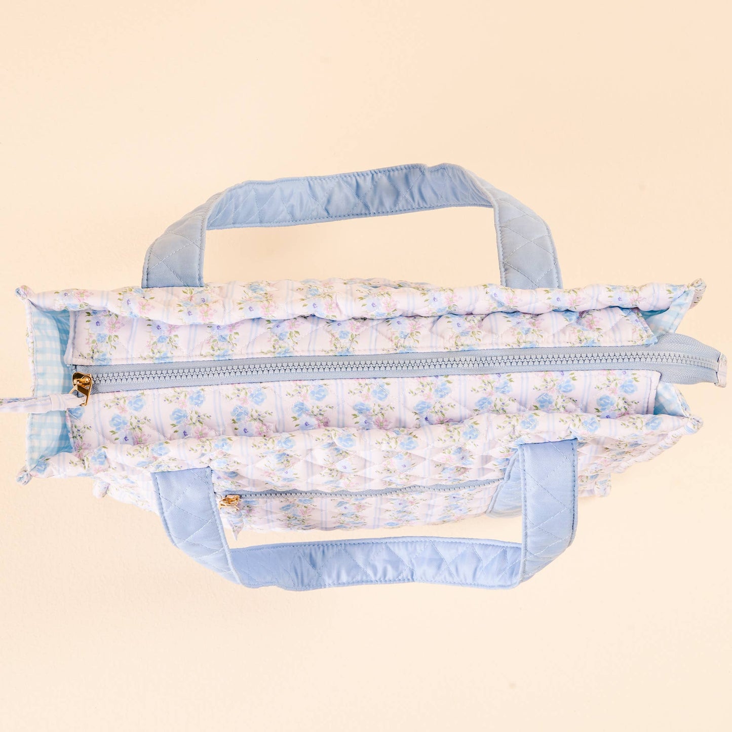 The Everyday Quilted Tote Bag-Petal